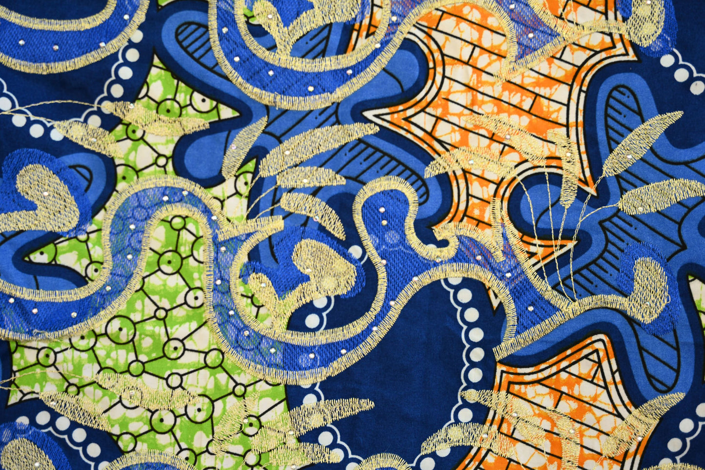 Fabric - Lace and Ankara Mix