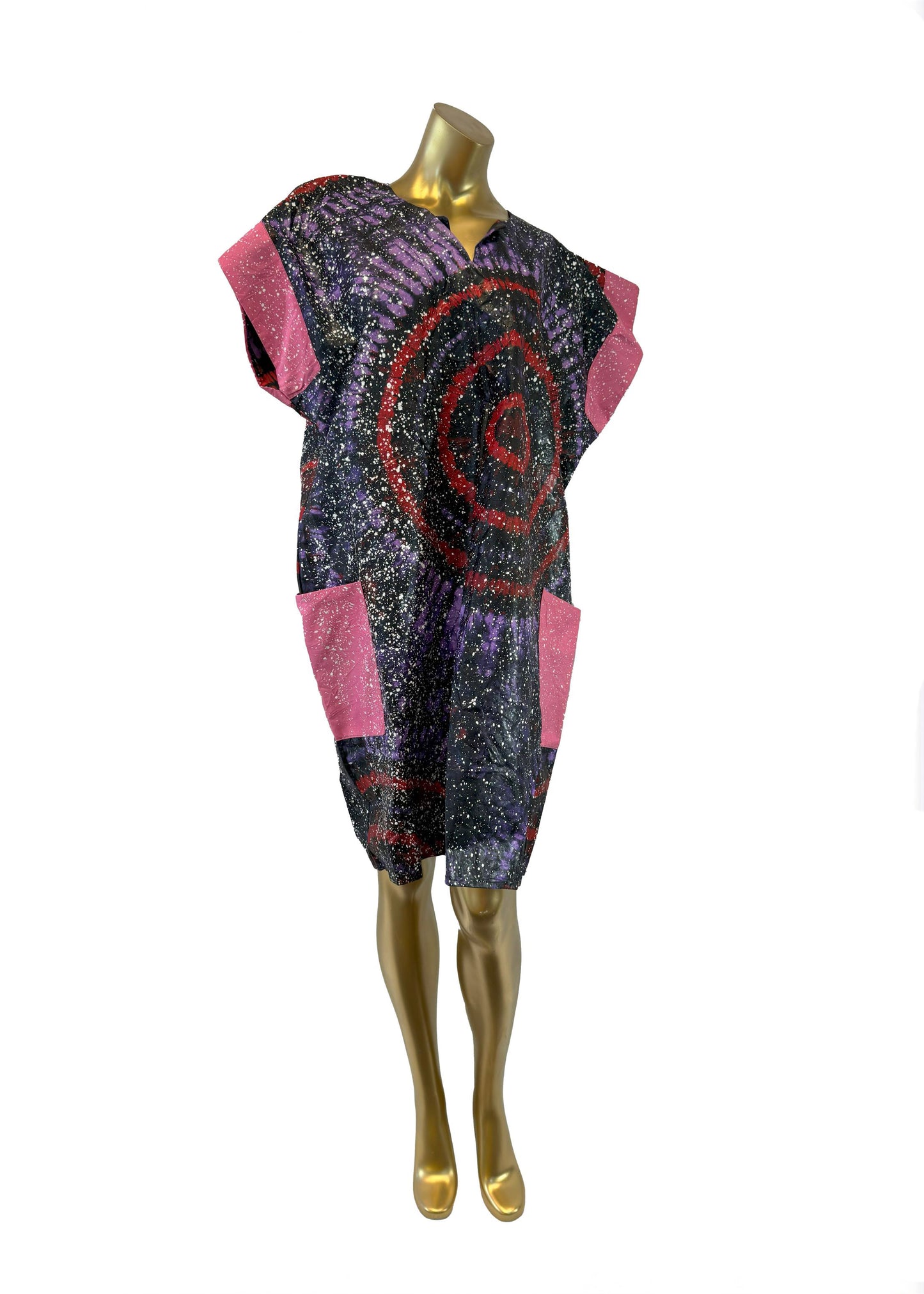 Adire African Caftan - Mini